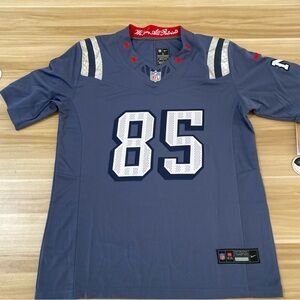 😘Hunter Henry Stitched Vapor Jersey Storm Blue😁